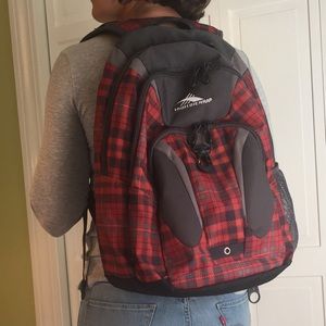Plaid backpack